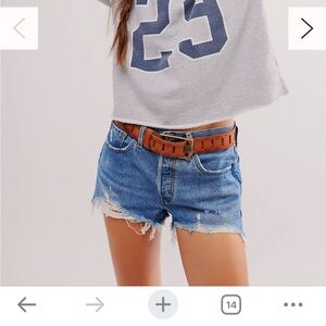 Free People Levi’s 501 shorts